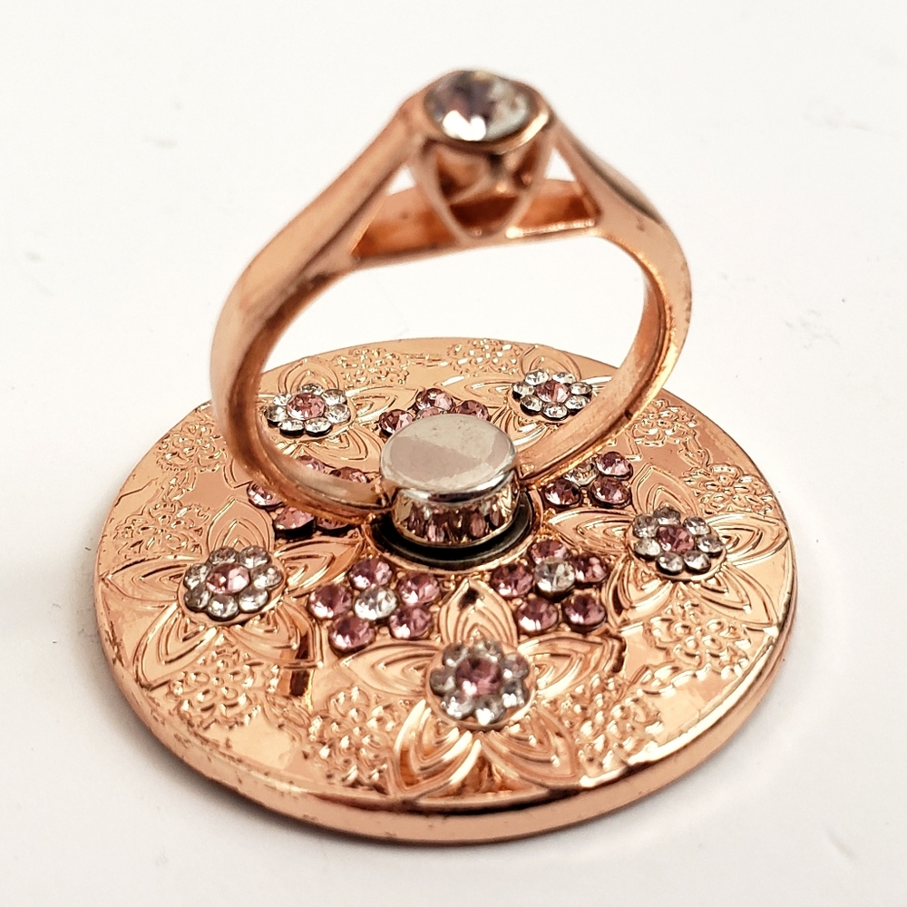 🆕️ Rose Gold Floral Phone Ring